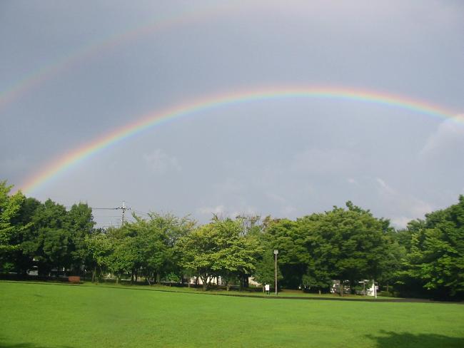 Inagi 中央公園的影像彩虹