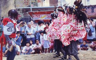 葵神社舞獅