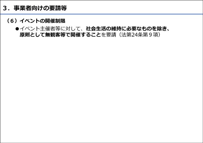 東京等地的緊急措施 7日