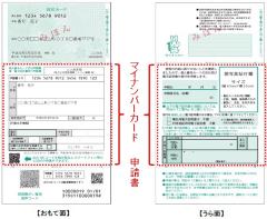 個人編號卡發行申請書和電子證明書發行申請書